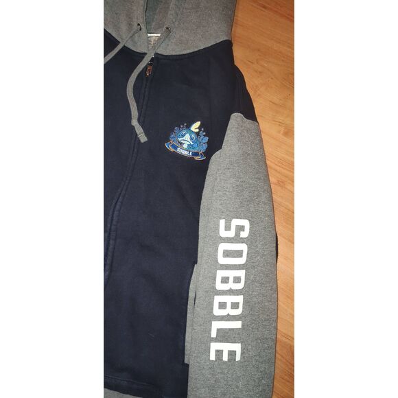 Pokemon Center Sobble Varsity Full Zip Jacket Size Large SEE IMAGES SIGNS OF WEA - Picture 2 of 12
